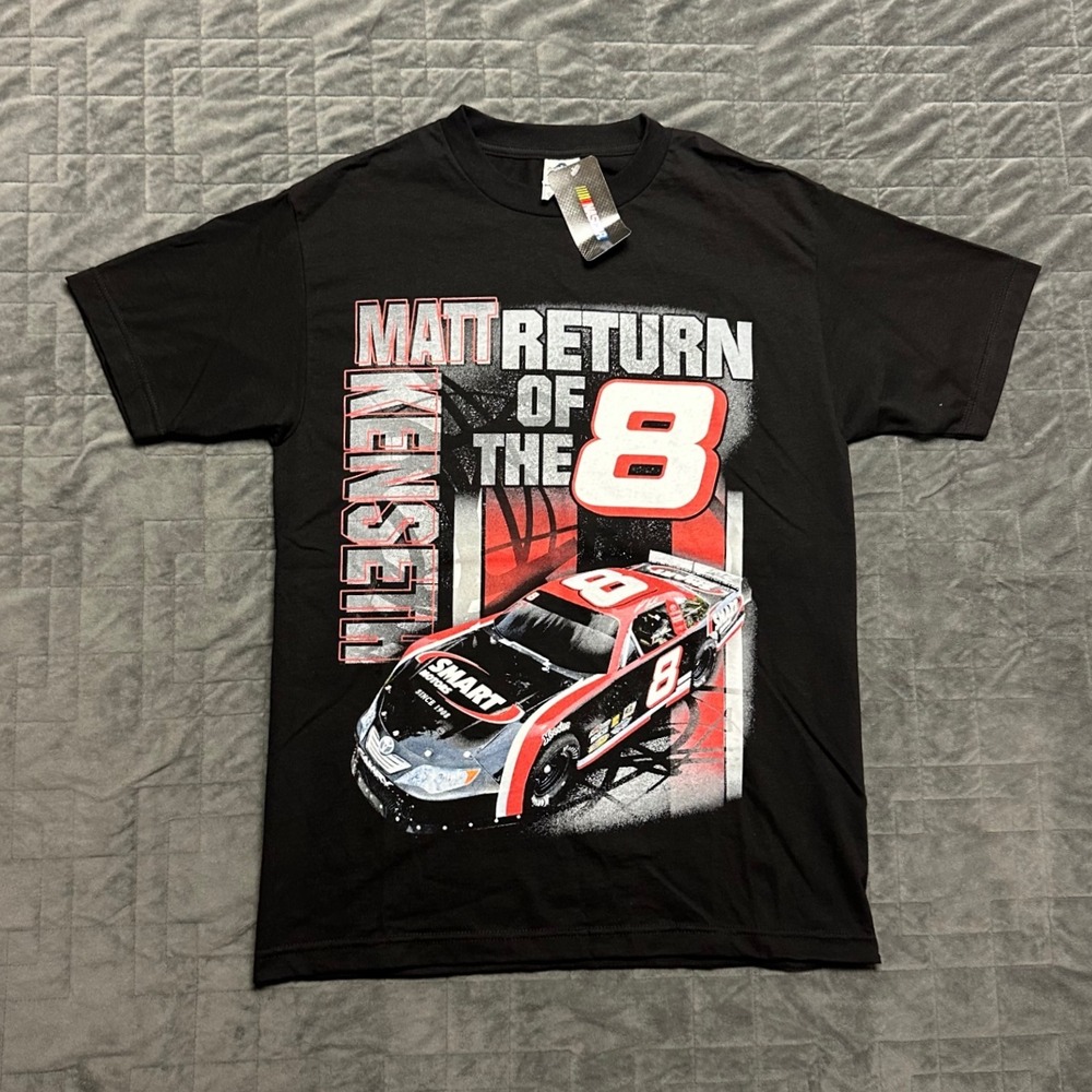 Vintage Matt Kenseth Return of the 8 Nascar double Sided NWT Shirt